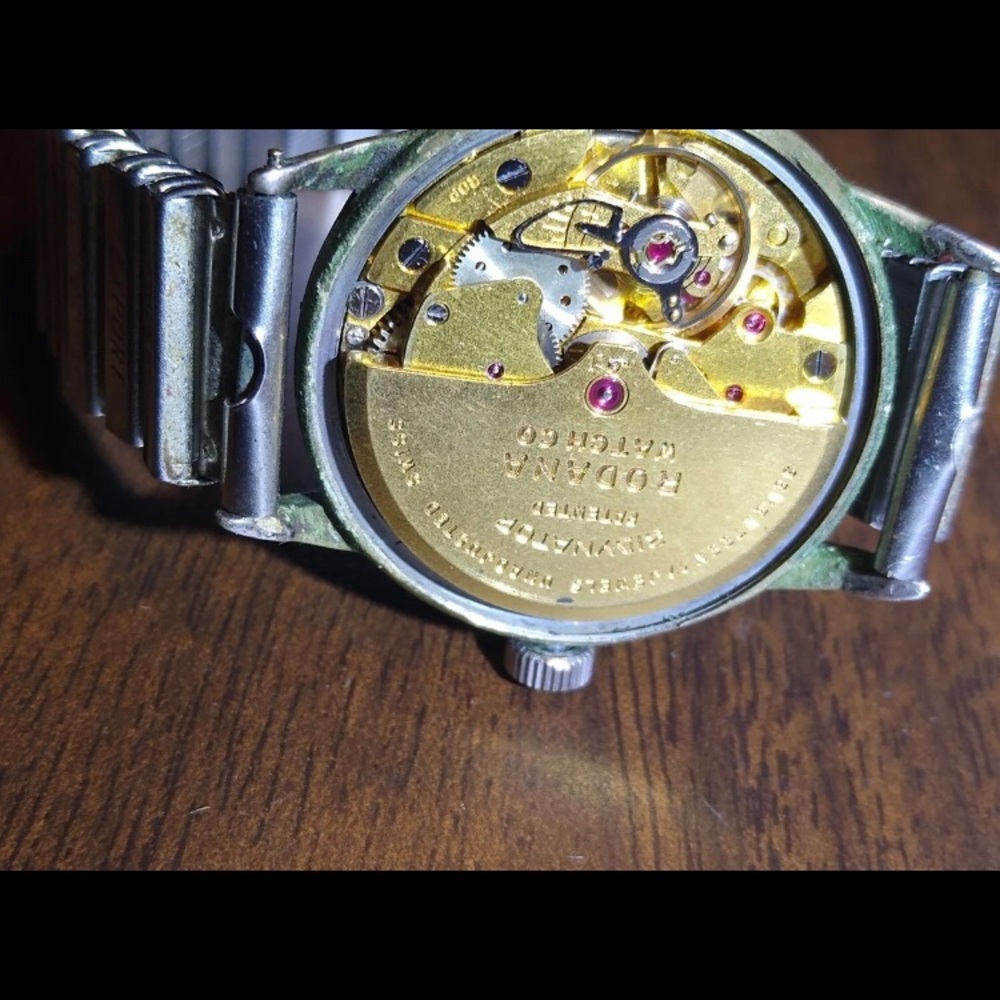 Rodana Automatic Breitling Movement WWII Rare Nice